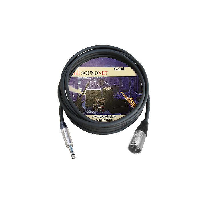 CABLU 1,5M JACK MONO XLR TATA - CABLU 1,5M-JACK MONO-XLR TATA