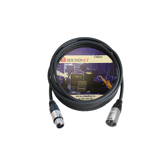 CABLU 1,5M XLR TATA XLR MAMA - CABLU 1,5M-XLR TATA-XLR MAMA