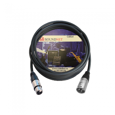 CABLU 10M XLR TATA XLR MAMA - CABLU 10M-XLR TATA-XLR MAMA
