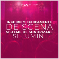 Inchiriem Echipamente de Scena, Sisteme de Sonorizare si Lumini