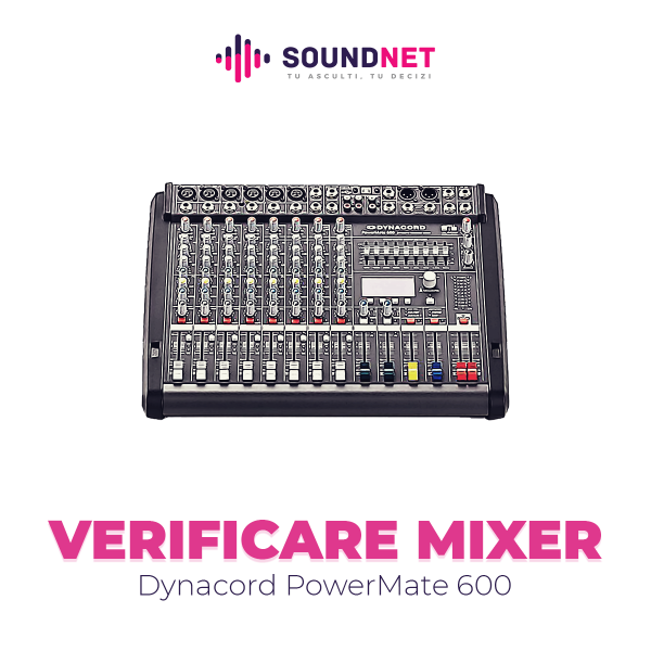Constatare defecte mixer Dynacord PM 600