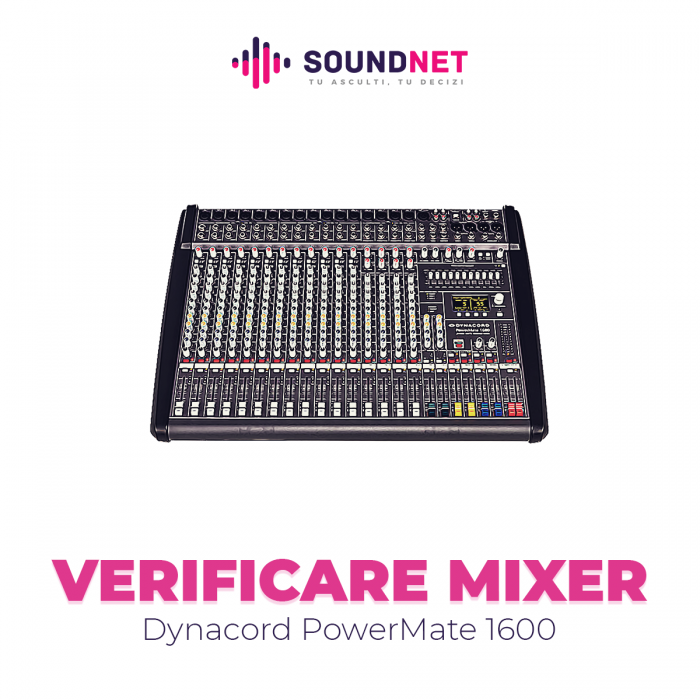 Constatare defecte Dynacord PM 1600