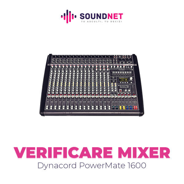 Constatare defecte Dynacord PM 1600