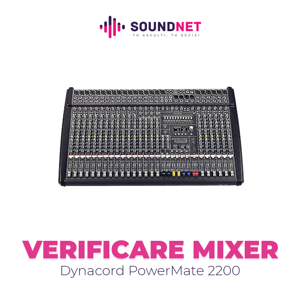 Constatare defecte Dynacord PM 2200