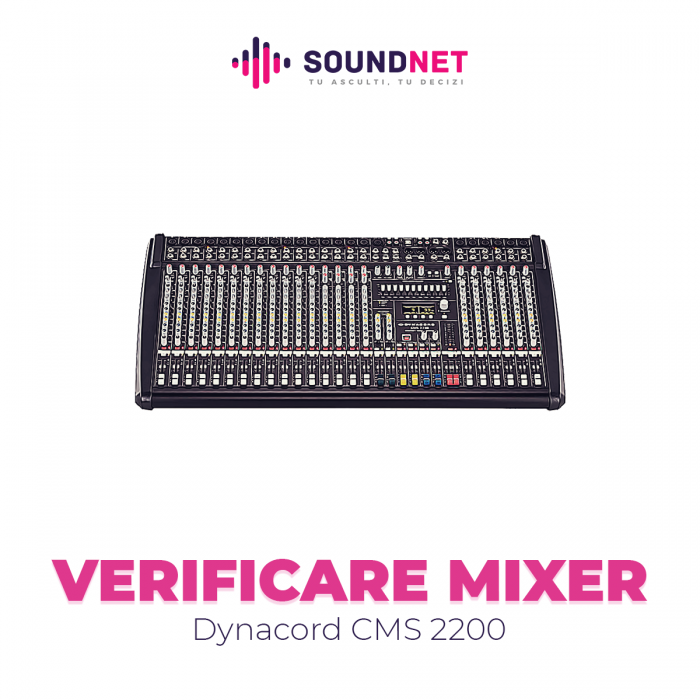 Constatare defecte Dynacord CMS 2200