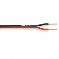 Cablu paralel plat Tasker C102 , rosu/negru, 2x1.50, OFC, divizibil