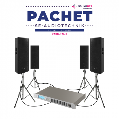 Se Audiotechnik pachet - 4xCV212 - IA1202D