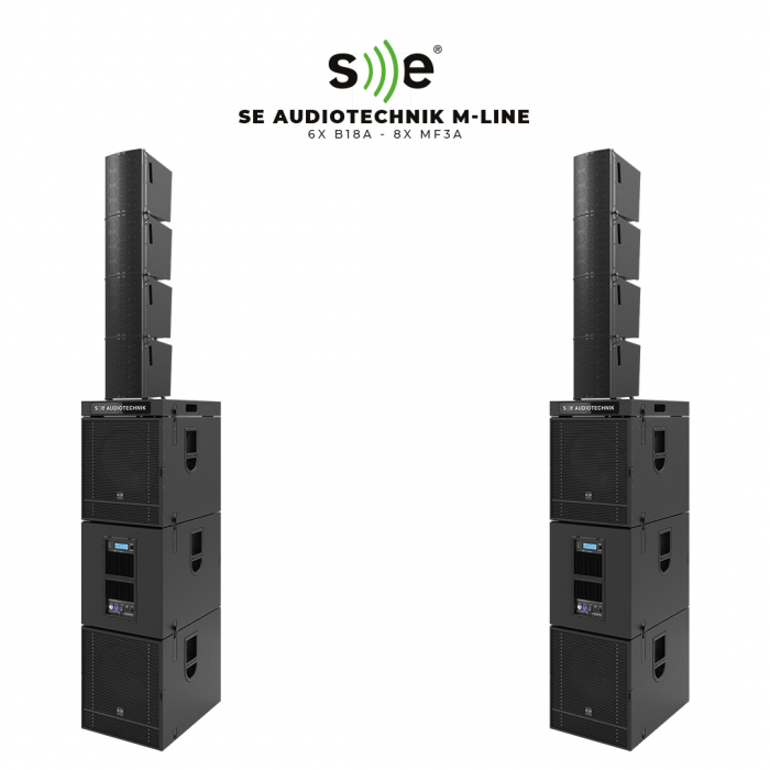 Se Audiotechnik M-Line 6xB18A x 8xMF3A Sistem