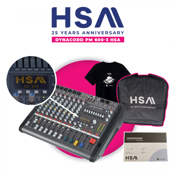 Dynacord PM 600-3 HSA - 25 Years Anniversary