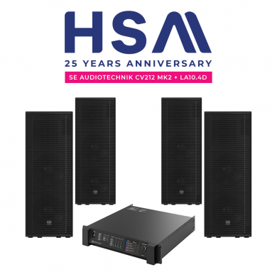 Se Audiotechnik pachet - 4xCV212 MK2 - LA10.4D